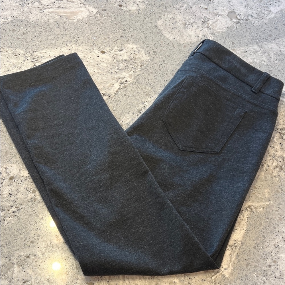 New York & Company Charcoal Stretch Pants Size 6P